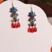 New Chinese Retro Jewelry Enamel Niche Ear Studs Magnolia Hetian Jade Ancient Style Earrings_voghion.com