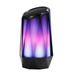 7-in Portable Wireless Bluetooth Speaker RGB LED Lights Loud Powerful Sound, CF012, Black_voghion.com