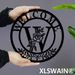 Personalized Name Sign, Welcome Plaque For Doors, Indoor And Outdoor Decoration, Welcome Sign Wall Art, Initial Letter Wall Metal Art_voghion.com