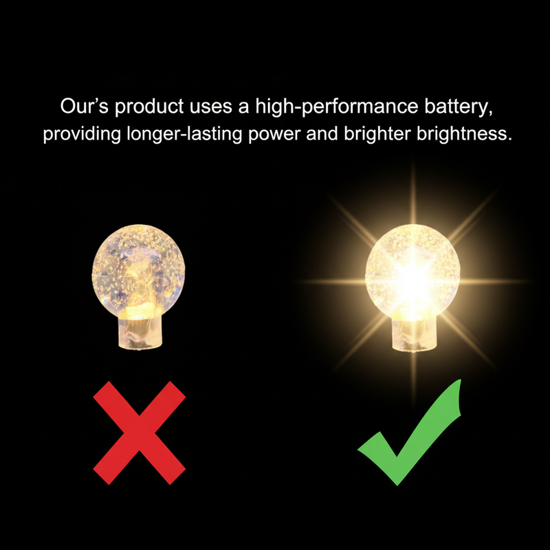 1pc Solar Small Crystal Ball String Lights Outdoor Waterproof For Backyard Porch Balcony Party Decor, Wedding,Party,Camping_voghion.com