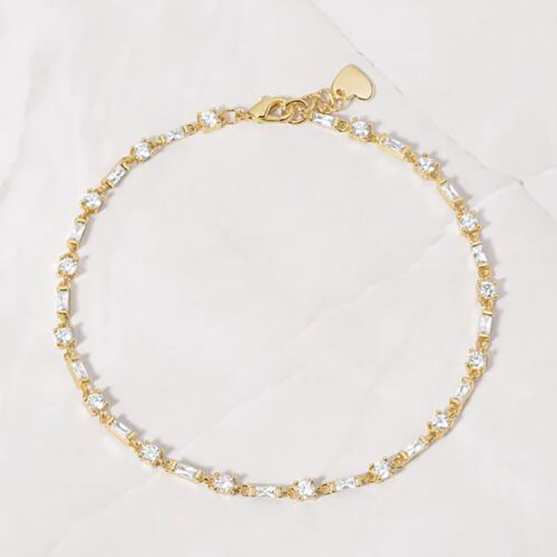 New Metal Fashionable Elegant Versatile Rhinestone Bracelet Clothing Matching Women's Style_voghion.com