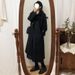 girl Girl Women's Wool Coat Mid-Length Autumn Winter New Korean Style Loose Slimming Niche Thick Over-the-Knee Woolen Overcoat_voghion.com
