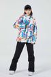 Conjunto de roupa de esqui para mulheres, jaqueta e calças quentes para snowboard e esqui na neve_voghion.com