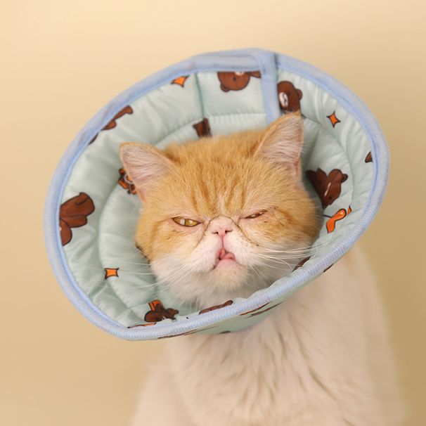 Pet Elizabethan For Cats Post-Surgery Anti-Lick Anti-Bite Head Cone Dog Soft Neck Collar Protective Gear_voghion.com