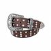 Western Cowboy Belt Medieval Rivet Retro Hardware Punk Belt Unisex Fashion_voghion.com