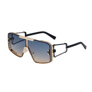 Gafas de sol estilo steampunk para mujer, gafas de sol de alta gama con montura grande para hombre, gafas de sol con montura completa integrada_voghion.com