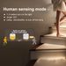 Square Three Color Human Body Induction Lamp Led Cabinet Light Night Light Magnetic Wall Lamp Wardrobe Light Cabinet Light Energy Saving Lamp_voghion.com