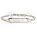 Sterling Silver Engraveable Childrens ID On Box Chain Bracelet_voghion.com