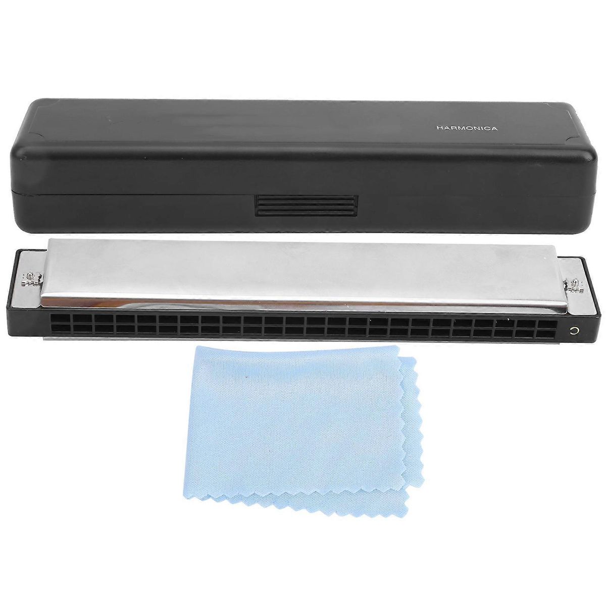 24 Hole Harmonica C Key Octave Tuning για αρχάριους Δημοφιλή προμήθειες μουσικών οργάνων_voghion.com