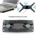 Faltbares Kühlpad mit Doppellüfter, Laptopständer, USB-betrieben für 7-15-Zoll-Notebook-PC, LCD-Display-Kühlerhalter_voghion.com