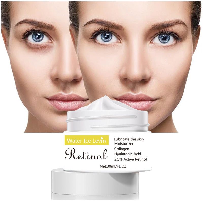 Hydratační a vyživující krém na obličej Water Ice Levin Retinol, proti vráskám, péče o pleť_voghion.com