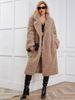 Women's long pelleted lamb wool coat_voghion.com