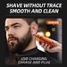 Waterproof Electric Shaver With LED Display - 2D Floating Head For Close Shave, USB Rechargeable, Low Noise (36dB), 90min Runtime, Black_voghion.com