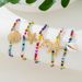 Böhmisches Urlaubs-Stil Seestern Muschel Bunte Rocailles Perlen Armband Sommer Strand Schmuck Set für Frauen_voghion.com