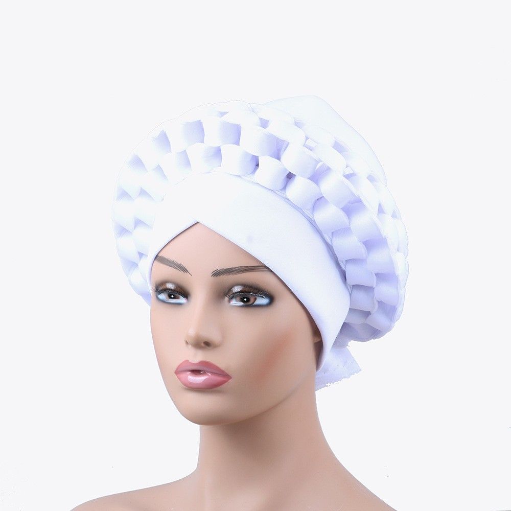 Muslim hat African Turban Hat two-piece adjustable space layer woven African hat Auto Gele_voghion.com