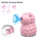 Hochwertiger, niedlicher, kleiner Schafssauger-Klitoris-Vakuumstimulator mit Nippel-Saugfunktion und Liebesei-Vibrationsfunktion für Frauen_voghion.com