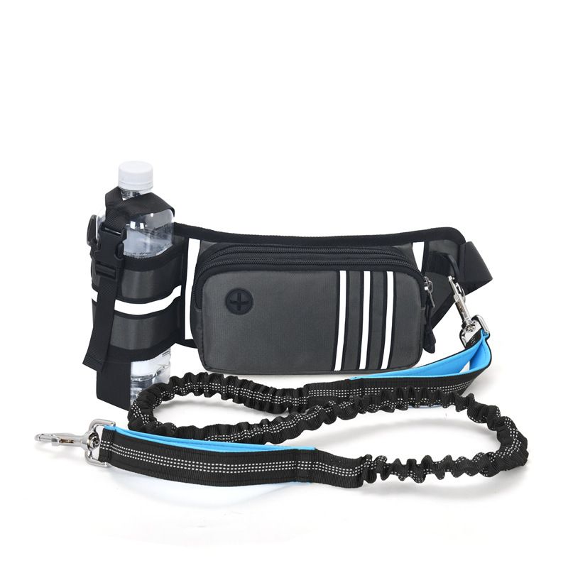 Cross-border Multi-functional Kettle Belt Belt Elastic Dog Leash Dog Chain Running Fitness Mobile Phone Waist Bag_voghion.com