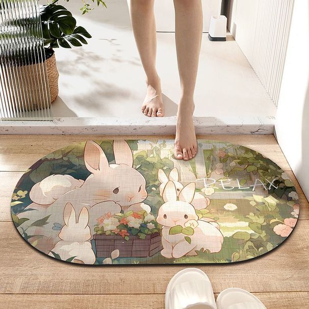 Vendita Tappetino assorbente antiscivolo per porta del WC, ad asciugatura rapida, per ingresso del bagno, morbido, per uso domestico_voghion.com