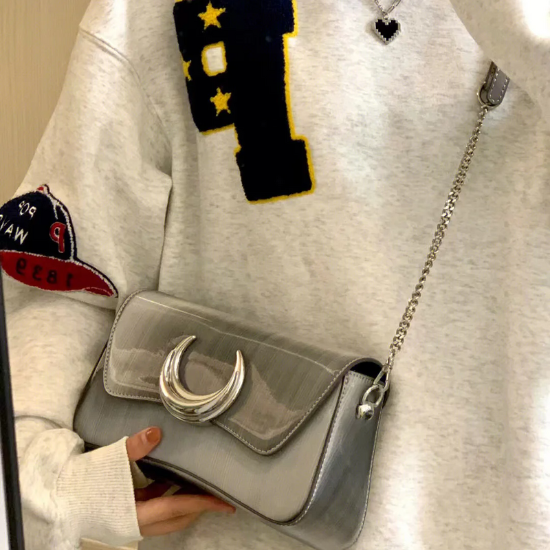 2024 Nuovo Advanced Texture Gradient Versatile Monospalla Crossbody con Piccolo Design Crescent Method Stick Borsa Ascellare_voghion.com