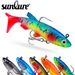 Simulated Lure Lood-Gewogen Vis T-staart 7,5 cm 13,5 g Baars Zeebaars Zoutwatervisaas_voghion.com