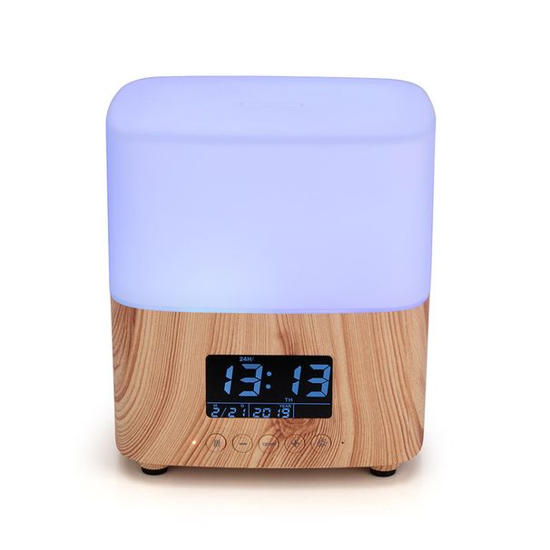 Multifunctional Bluetooth Speaker With Ultrasonic Humidifier, Aromatherapy Diffuser & Colorful LED Lights For Home, Office, Desk – Quiet Operation_voghion.com