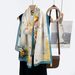 Spring Autumn New National Style 100% Mulberry Long For Women Elegant And Grand Shawl Versatile High-end Silk Scarf_voghion.com