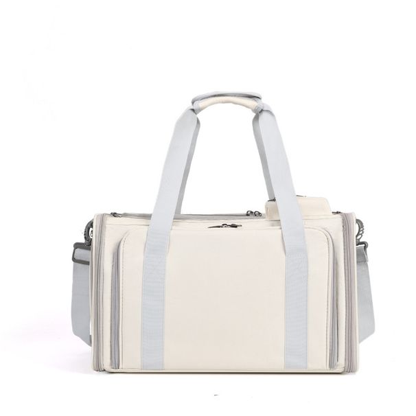 Cat Carrier Outdoor Portable Backpack Double-Sided Expandable Foldable Breathable Pet Travel Handheld Small Dog Car Bag_voghion.com