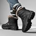 Stivali da neve invernali caldi da uomo, scarpe alte in cotone impermeabili_voghion.com