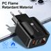 Music Festival Suitable for iPhone 13 QC3.0 fast PD mobile phone charger 20W digital display head travel charging_voghion.com
