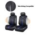 AUTO PLUS Sporty Carbon Leather Universal Car Seat Cover With Zipper Design Fit For Suvs, , Sedans, Trucks Airbag_voghion.com