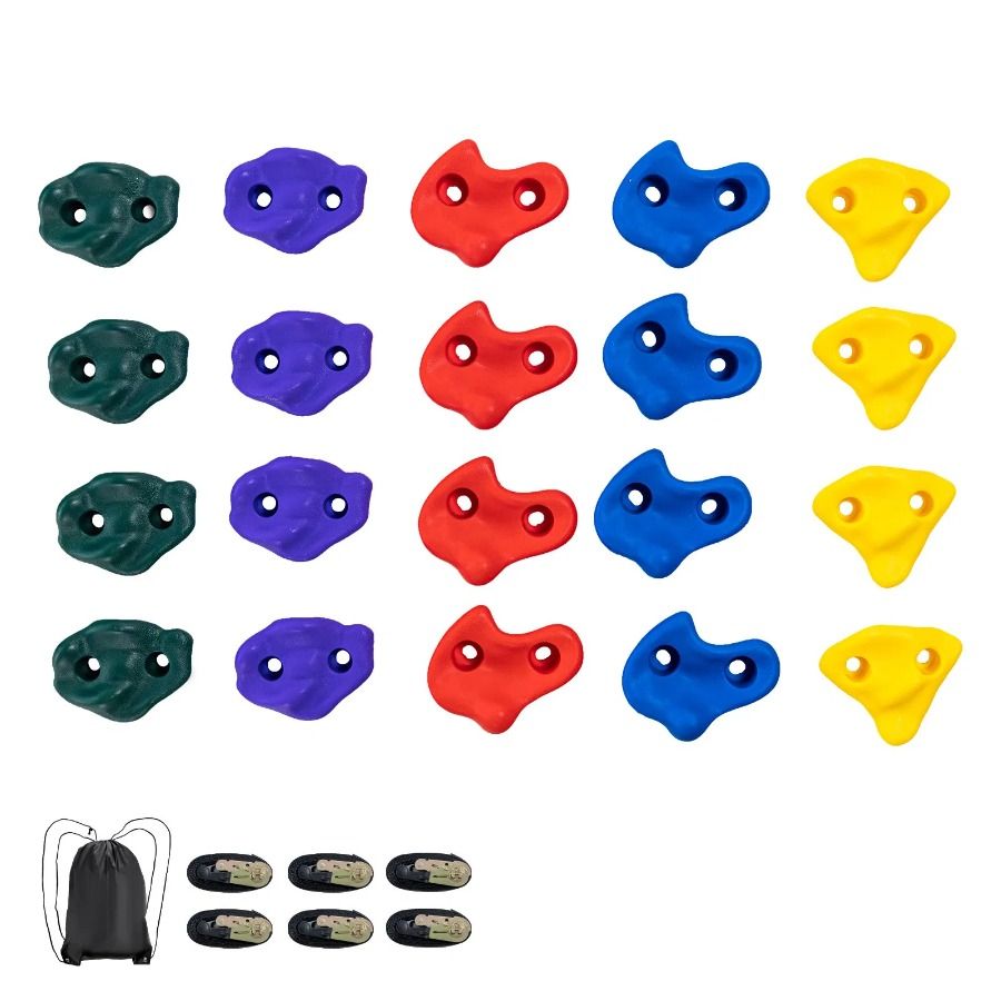 Kit di 6 cinghie per arrampicata sugli alberi, cricchetto per arrampicata sugli alberi all'aperto, contiene 20_voghion.com