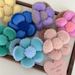 Autunno e inverno fiori di peluche non danneggiano i capelli elastico carino piccolo fiore fascia per capelli elastico alto coda di cavallo fascia per capelli copricapo_voghion.com