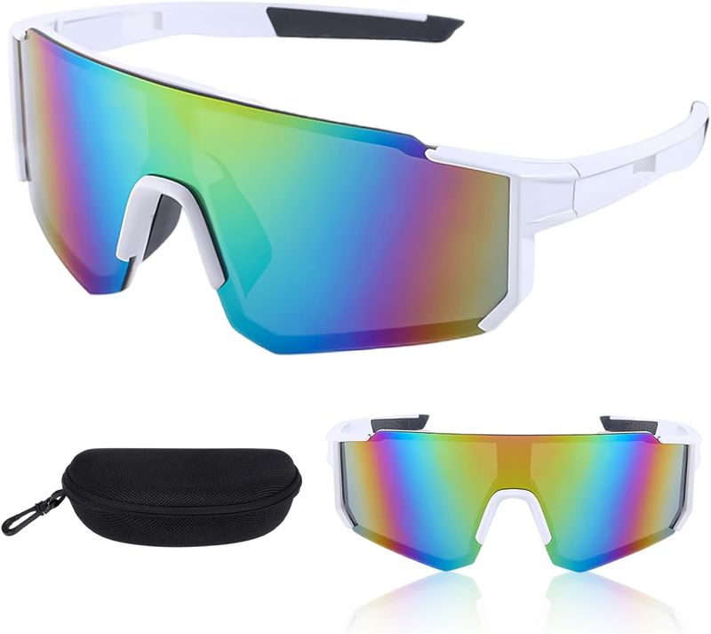 Quick Glasses Women Polarised Cycling Glasses Men UV400 Sports Glasses Windproof Sports Sunglasses Women Men For Outdoor Activities MTB Road Bike_voghion.com