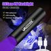 Mini torcia UV da 3 W, 365 nm, luce nera ultravioletta, ricaricabile tramite USB_voghion.com