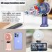 Mini Handheld USB Fan – 3000mAh Foldable 5-Speed Rechargeable Desk & Neck Fan_voghion.com
