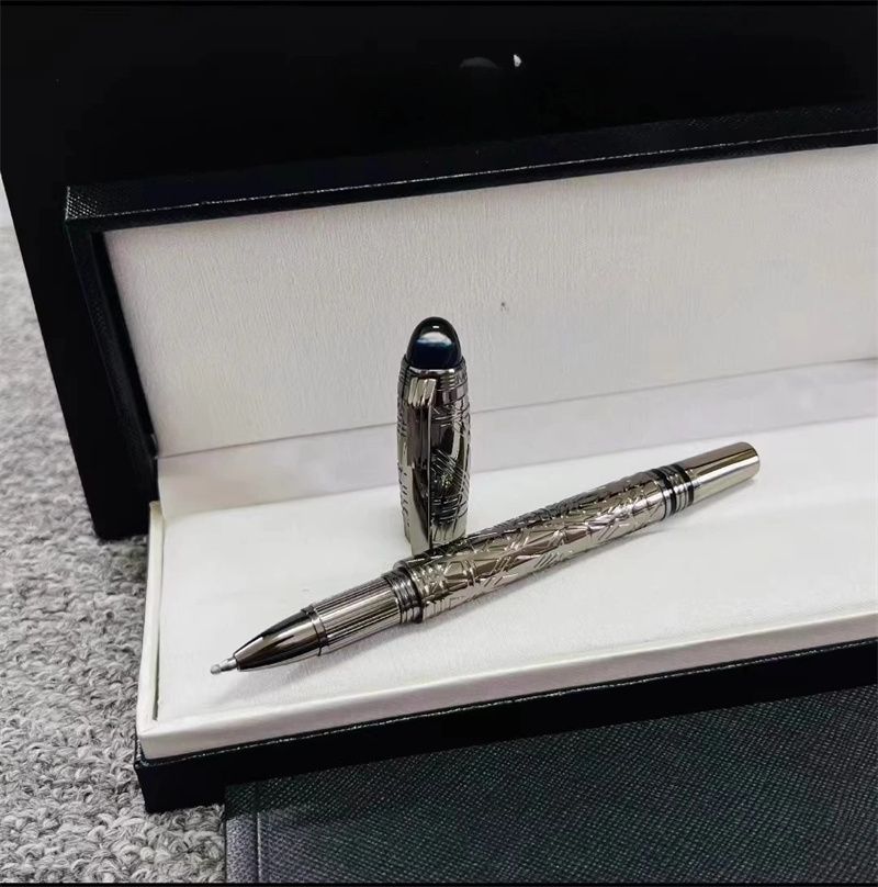 Luxury Starwalker Series Engraving Metal Ballpoint Pen Rollerball Pen Fountain Pens Stationery Office School Supplies With Writing High Qualit_voghion.com