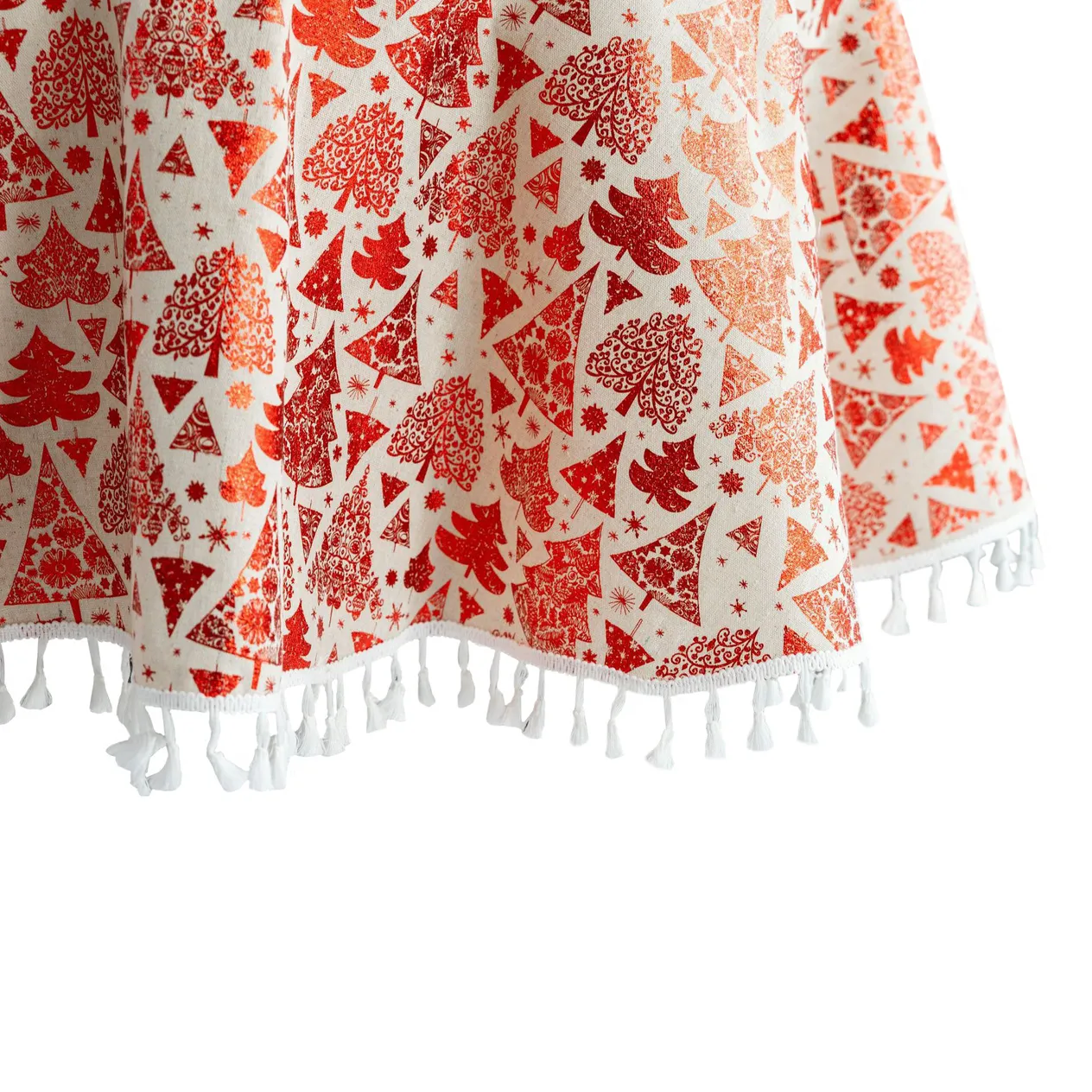 European and American Cotton and Hemp Fabric Art Light Luxury New Round Table Cloth Christmas Decoration Table Cloth Tea Table Cloth_voghion.com