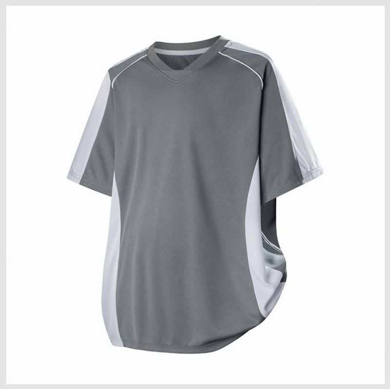 Vêtements pour hommes, uniforme de basket-ball d'été, t-shirt de sport décontracté, manches à cinq points, design polyvalent, épissage, couleur contrastée, manches courtes_voghion.com