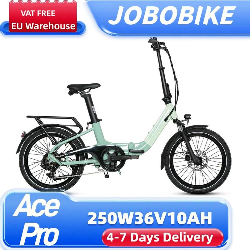JOBOBIKE Ace Pro 20'' kokkupandav elektriratas täiskasvanutele pöördemomendi anduri ja Bluetooth-ekraaniga_voghion.com