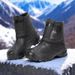 Schneestiefel 2025, Herren-Fleece-Angelschuhe mit Anti-Rutsch-Funktion, wasserdichte Stiefel, Autowaschgeeignet, lässiger Winterstil_voghion.com