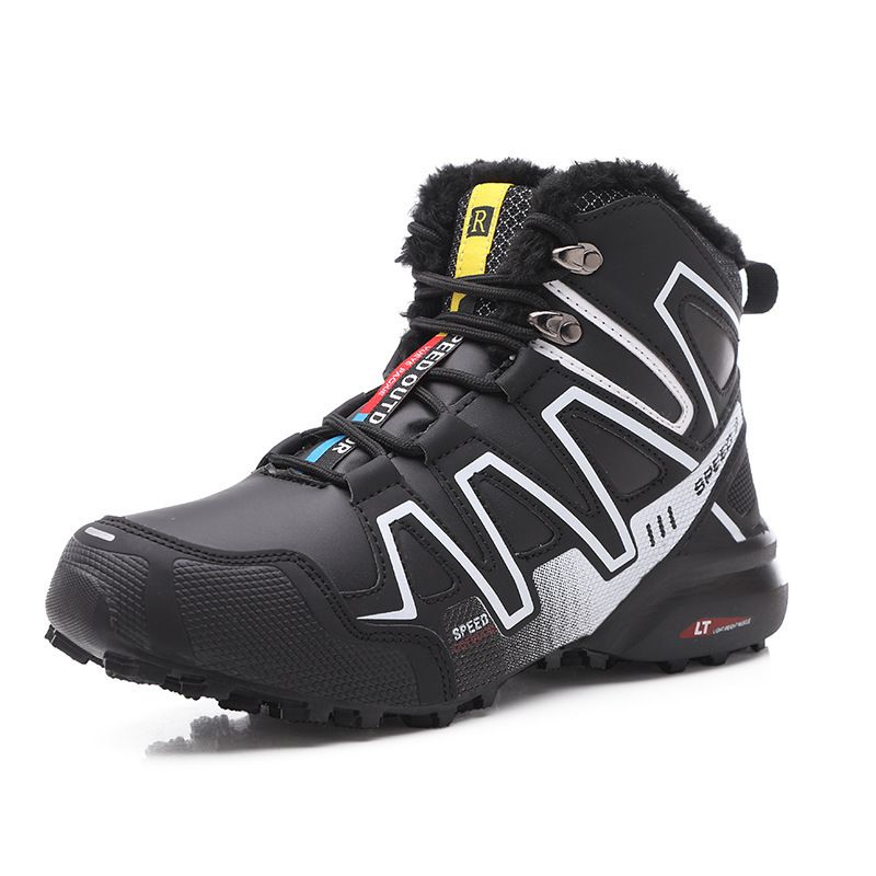 Cross border New Winter Outdoor Snowy Boots with High Top Fur to Keep Warm Off Road Anti slip and Thickened Lightweight_voghion.com