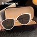 Mico New UV Protection Cat Eye Polarized Sunglasses For Women High-end Feel Face Slimming_voghion.com