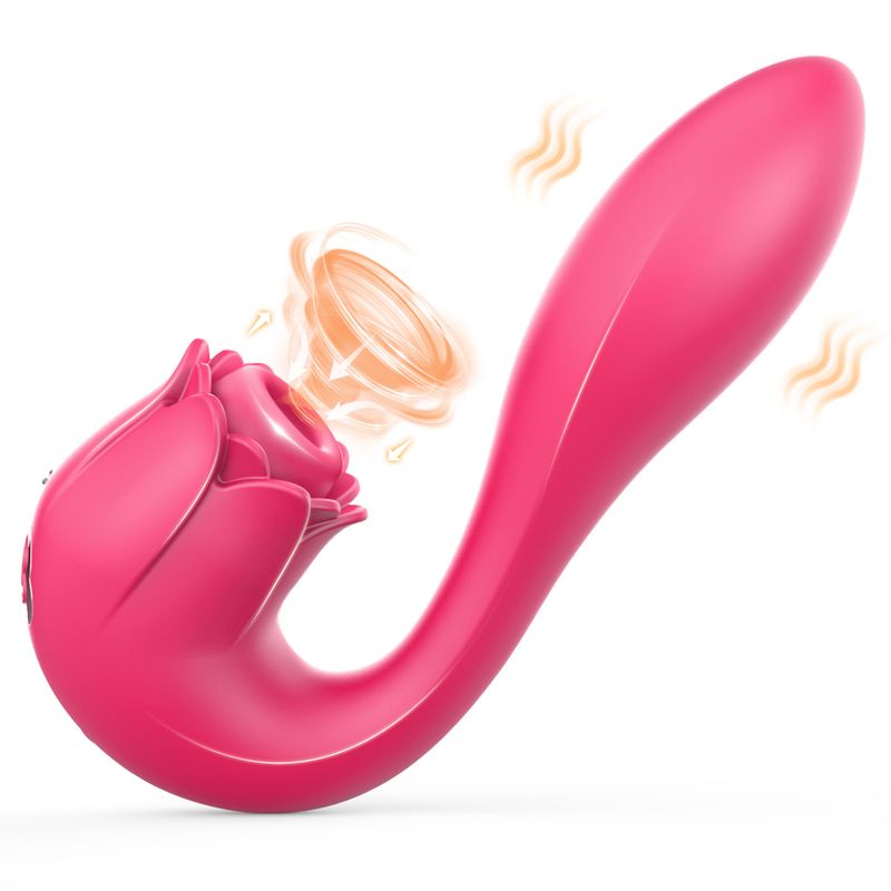 Female Adult G-Spot Vibrator Female Masturbation Clit Sucking Vibrator Adult Orgasm Stick_voghion.com