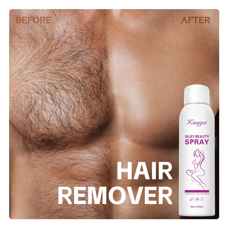 Crème dépilatoire indolore douce et sûre de jet de mousse de retrait permanent naturel fait sur commande_voghion.com