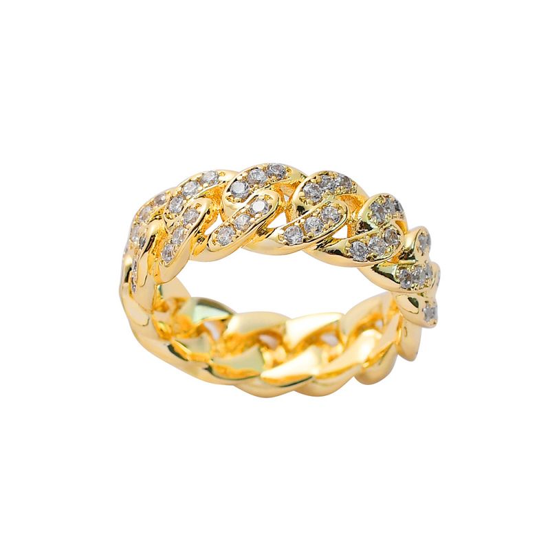 Anillo cubano de 8 mm con microincrustaciones de circonita y cobre estilo hip hop, para hombres y mujeres, clásico y popular._voghion.com