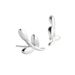 925 Silver Cartilage Earring Stud Tiny Leaf Helix Post Women Girl PE40_voghion.com