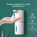 380Ml Automatic Soap Dispenser With Touchless Sensor - Wall-Mounted, Rechargeable Lithium Battery, USB Charging, Modern Black_voghion.com