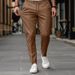 Slim-Fit Chinohose für Herren – Business-Casual-Hose aus Stretch-Polyester mit konisch zulaufendem Bein (S-3XL, 6 klassische Farben)_voghion.com