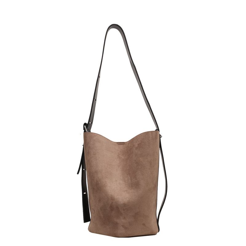 Women's Crossbody Large Capacity Shoulder 2025 New Fashionable Textured Stylish Bucket Bag_voghion.com