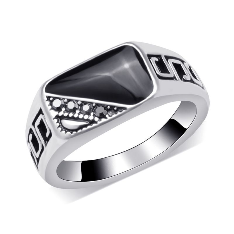 Hide Silver To Make Old Style Enamel Painted Ring_voghion.com